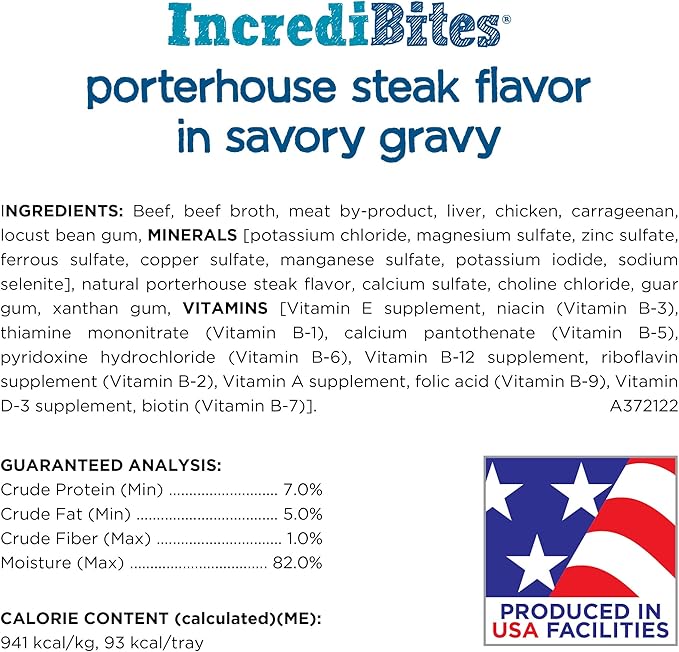 Beneful IncrediBites with Chicken and Natural Bacon Flavor and Porterhouse Steak Flavor Wet Dog Food Variety Pack - (Pack of 12) 3.5 oz. Cans