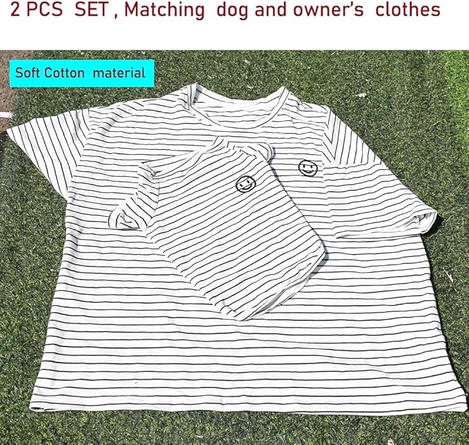 ANIAC 2 PCS Dog and Owner Matching Clothes