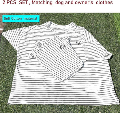 ANIAC 2 PCS Dog and Owner Matching Clothes