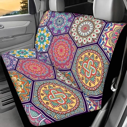 Doojoayie Soft Back Seat Covers Ser of 2 Universal Fit Most Trucks SUV Van