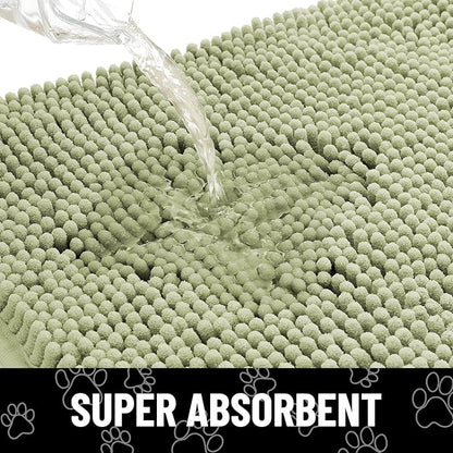 smiry Dog Door Mat for Muddy Paws (30x20 Inches,