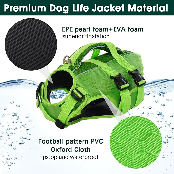 Kuoser Dog Life Jacket High Flotation