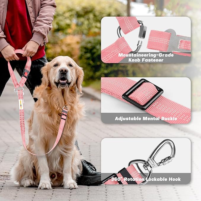 Dog Seat Belt Harness for Car 15 Inch