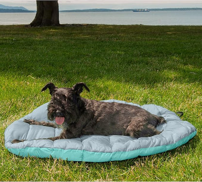 Furhaven Outdoor Travel Dog Bed for Small Dogs w/ Carry Bag