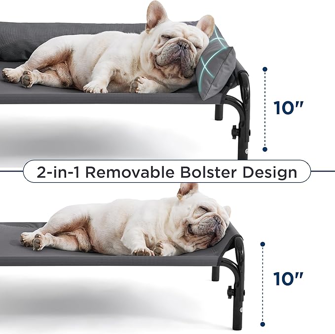 Bedsure XL Elevated Raised Outdoor Dog Bed 42 inches