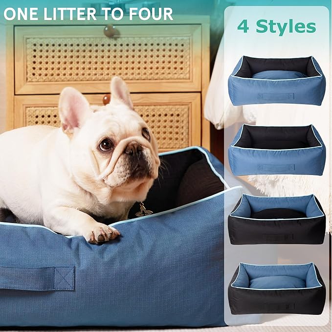 Dog Bed for Large Sized Dog 600D Oxford 37" L 30" W 7.5 Th)