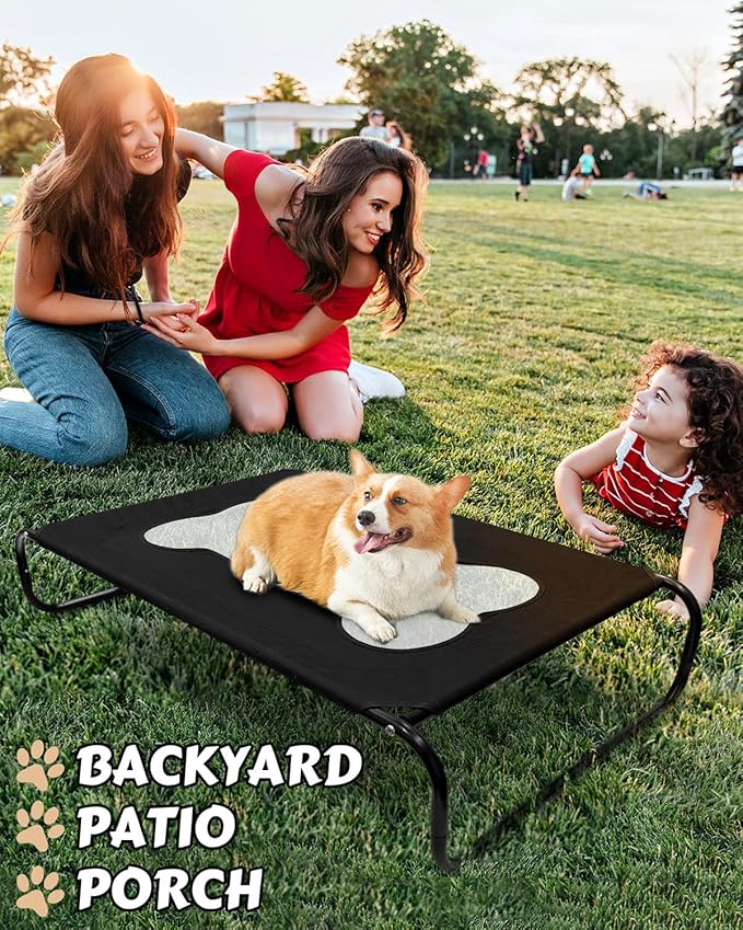 Cooling Elevated Dog Bed 43"x 26" 8" High