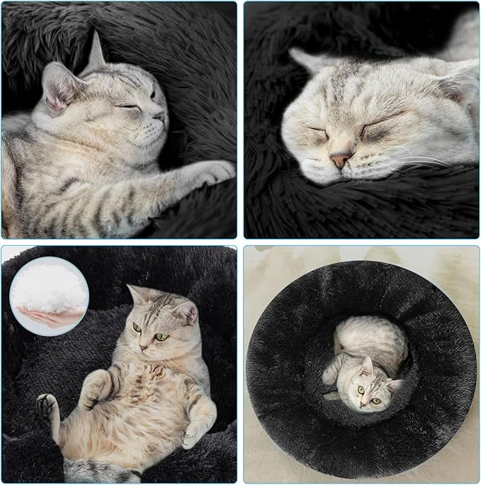 Nisrada Cat Beds for Indoor Cats 15.7 Inch