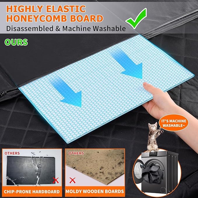 OSWIN Back Seat Extender 330LB,Dog Car