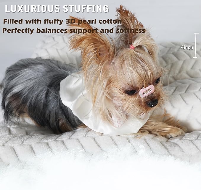 Crate Pads for Dog Cages Dog Bed for Small Dogs Crate Washable 24 inch Dog Crate Bed Dog Mats for Sleeping 25 lbs