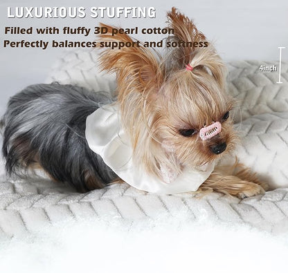 Crate Pads for Dog Cages Dog Bed for Small Dogs Crate Washable 24 inch Dog Crate Bed Dog Mats for Sleeping 25 lbs