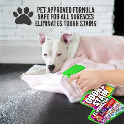 BEST Odor Eliminator for Strong Odor & Stain Remover Spray All Purpose Cleaner. Carpet
