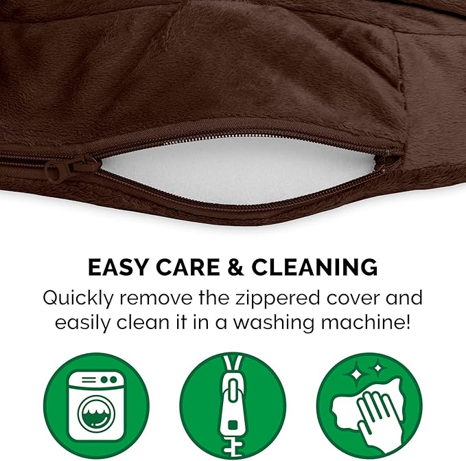 Furhaven 26" Round Orthopedic Dog Bed for Medium/Small Dogs w/ Removable Washable Cover 30 lbs 26-inch