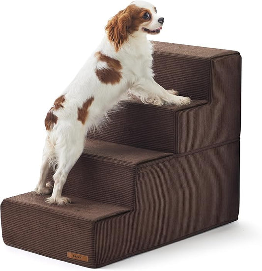 Lesure Dog Stairs for High Beds 4-Steps Dog