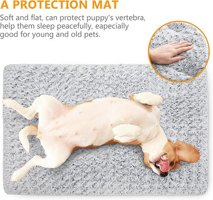 Dog Bed Kennel Pad Washable Anti-Slip Crate Mat (30-inch)