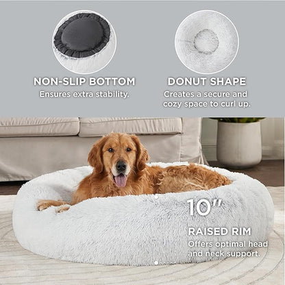 Bedsure Calming Dog Bed for Extra Large Dogs 45 inches 125 lbs