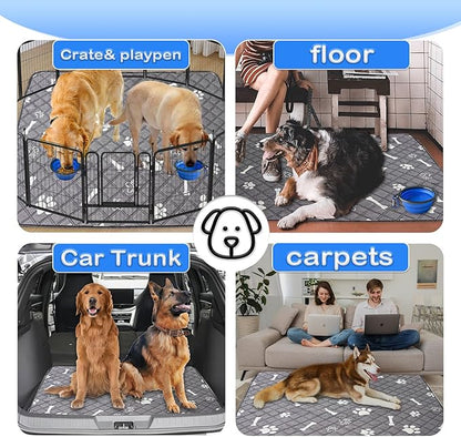 Washable Pee Pads for Dogs Extra Large 48"x60" 2 Pack