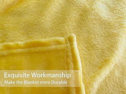 iMaylex Soft Flannel Fleece Blanket for Bed Couch Sofa 59 x 78 inch (150 x 200 cm)
