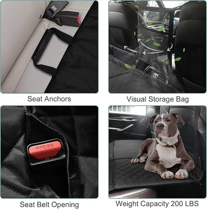 GJEASE Back Seat Extender for Dogs 200lbs,Hammock Travel