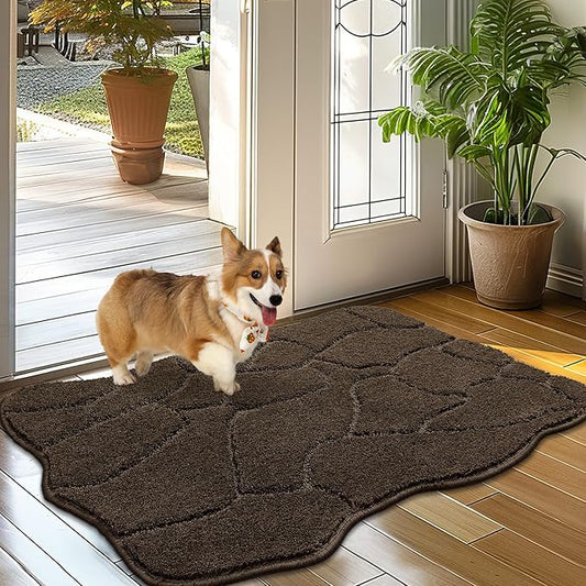 BSICPRO Dog Mat for Muddy Paws 32x20 Low