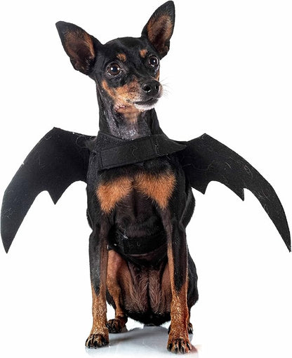 Halloween Costumes for Dogs, Bat Wings for Pets, Cute Apparel Cosplay Party Decoration for Small Dog