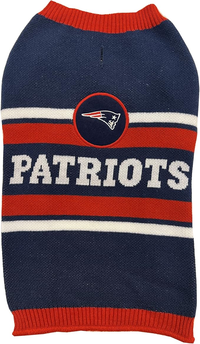 NFL New England Patriots Dog Sweater