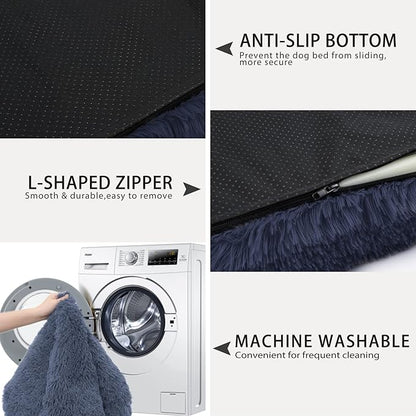 MIHIKK Large Dog Bed 35x22 inch,