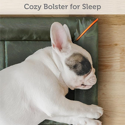 Friends Forever Bolster Dog Crate Mat 30 Inch