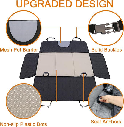 Paw Jamboree Dog Hammock for Car Hard Bottom