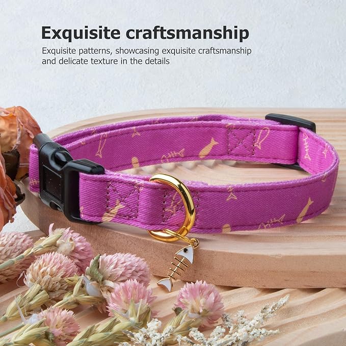 Cotton Handmade Dog Collar Cute and Distinctive Patterns