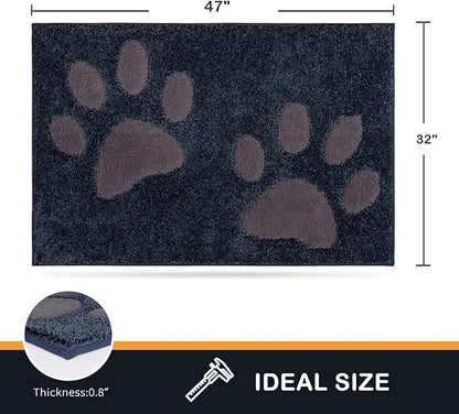 PURRUGS Dirt Trapper Door Mat 32" x 47"