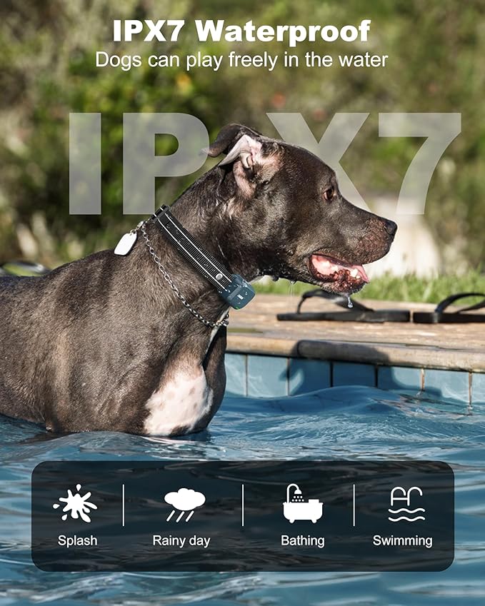 Jugbow Dog Shock Collar 3300FT Dog IPX7 Waterproof 4 Training