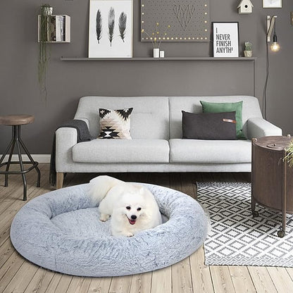 N&V Medium Orthopedic Donut Dog Bed