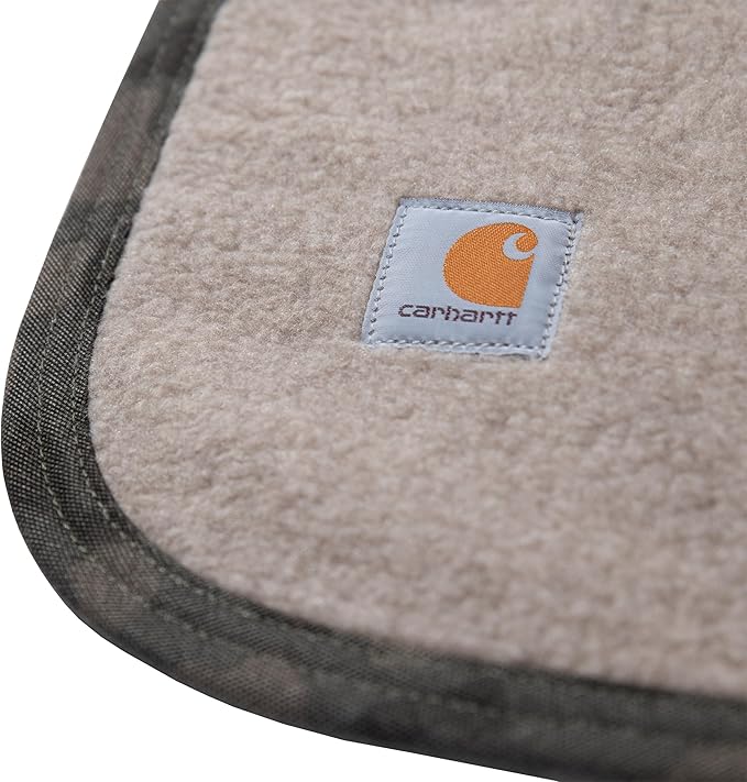 Carhartt Firm Duck Sherpa-Lined Throw Blanket