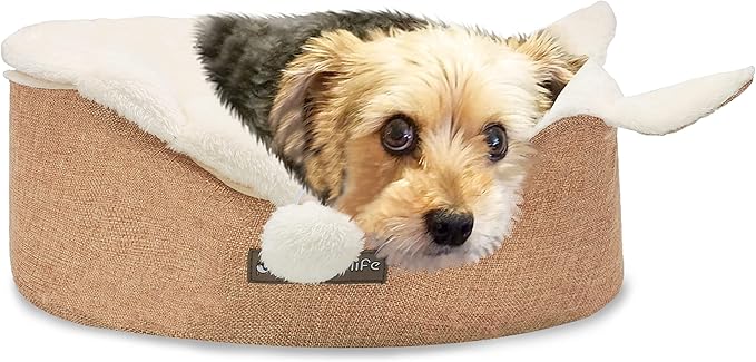 Oval Pet Beds for Cats and Small Dogs