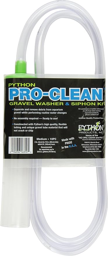 Python Pro Clean - Medium (For Tanks To 20 Gallons)