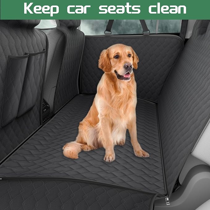 Bilisin Dog Car Seat Cover with Mesh Window 2013-2017 for