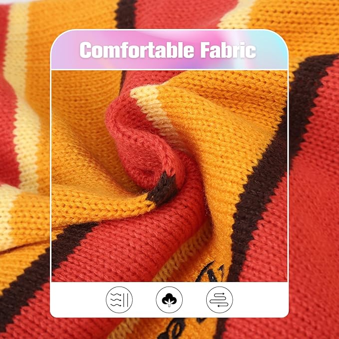 BEAUTYZOO Small Dog Sweater- Striped Pet Sweaters for Spring Summer Dog Clothes, Turtleneck Pullover Knitwear for Small Medium Large Dogs, Warm Coat Easter Outfit for Chihuahua Puppy Cat Boys Girls