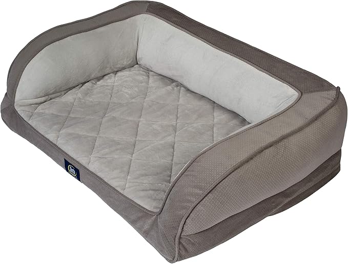 Serta Ortho Quilted Couch Pet Bed