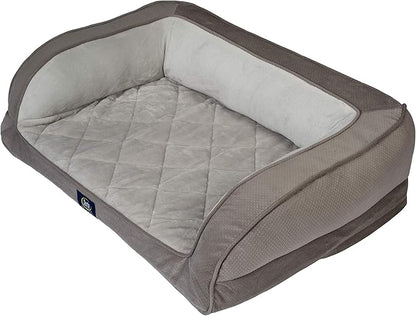 Serta Ortho Quilted Couch Pet Bed