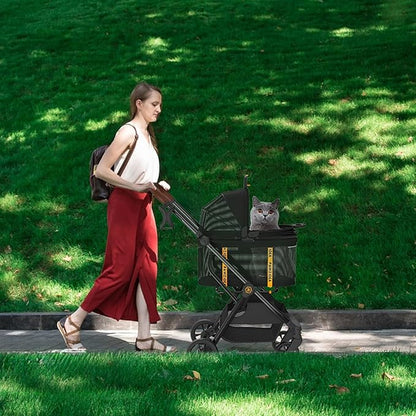 PAWZIDEA Dog Stroller 4 in 1