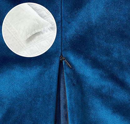 Brilliant Sunshine Premium Blue Silky Velvet Pet Sofa Bed