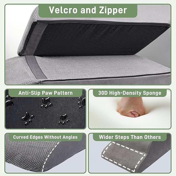 Foam Dog Stairs/Dog Steps 30-36 inches, 6 Tier