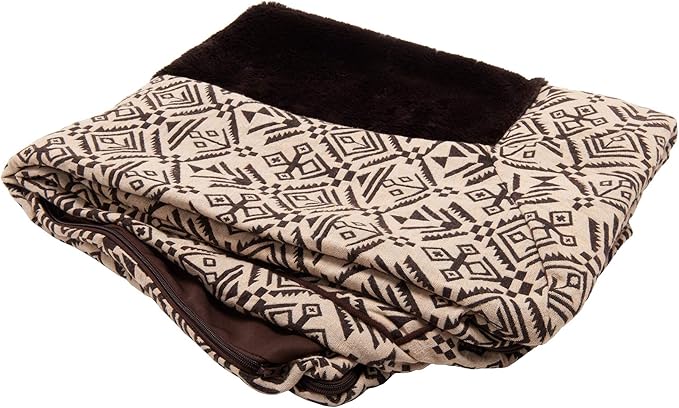 Furhaven Replacement Dog Bed Cover Plush & Southwest Kilim Décor Sofa-Style