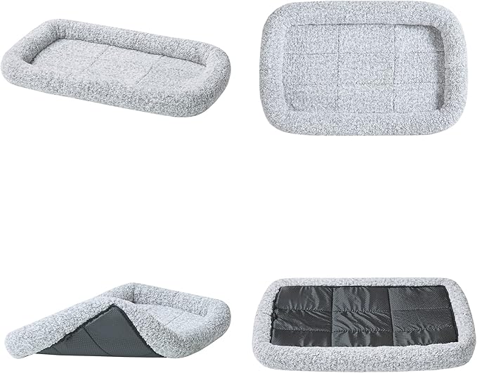 Friends Forever Bolster Dog Crate Mat 36 Inch