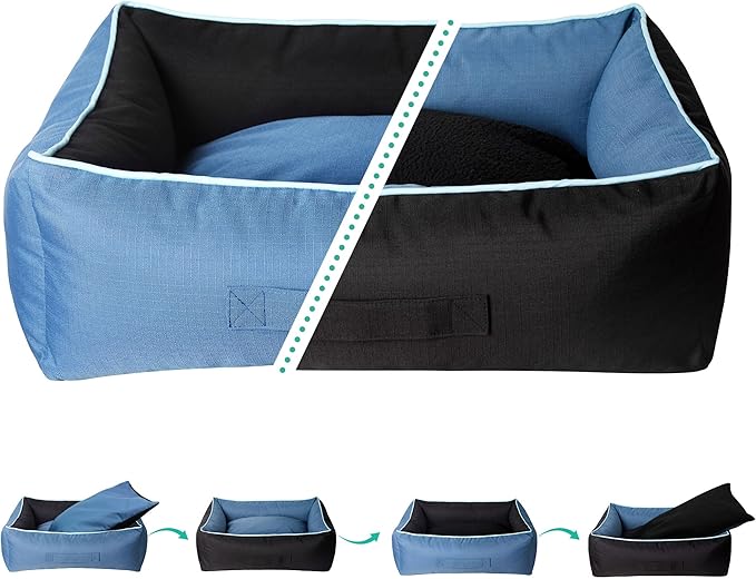 Dog Bed for Medium Size Dog 600D Oxford 27" L 20" W 6.7" Th)