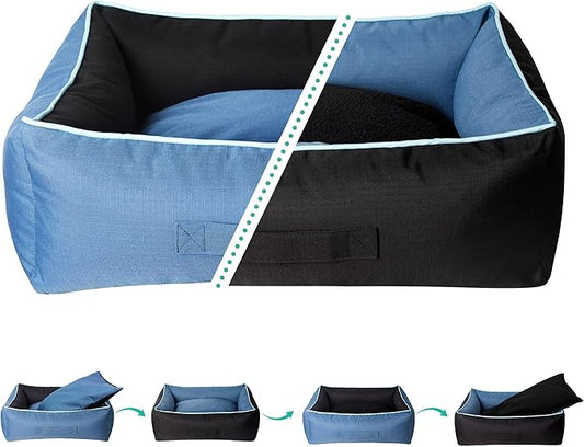 Dog Bed for Medium Size Dog 600D Oxford 27" L 20" W 6.7" Th)