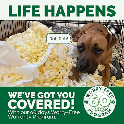 Furhaven Memory Foam Dog Bed for Large Dogs w/ Removable Bolsters & Washable Cover 95 lbs 40.0"L x 32.0"W x 9.5"Th