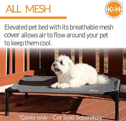 K&H Pet Products Elevated Cooling Outdoor Dog Bed 32 X 25 Inches