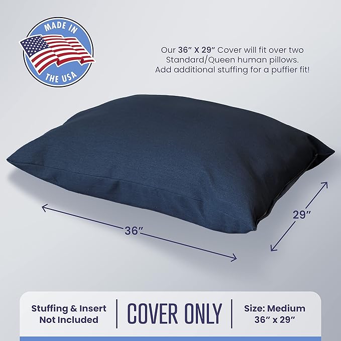 Mayfield Denim Medium Dog Bed Cover